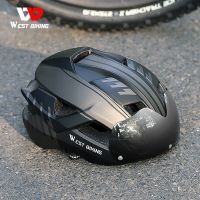 Cycling Helmet WEST BIKING Men Women With Taillight Goggles Sun Visor Lens Bicycle Helmet MTB Road Bike E-Bike Motorcycle Helmet Nails Screws Fastener