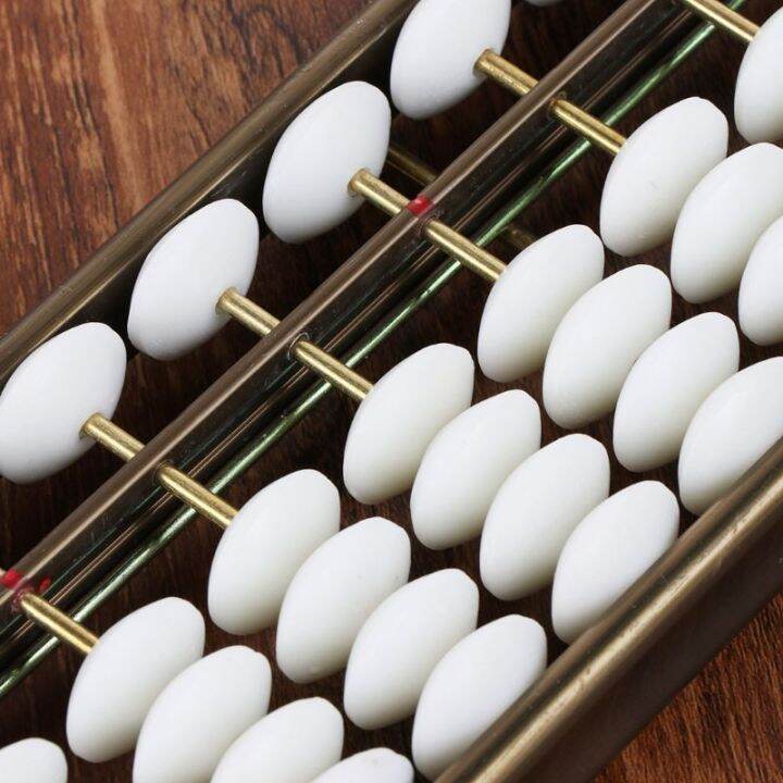 Abacus 13 Digits Soroban Rods Chinese Abacus Calculator Educational Tools Abacus Counting Tool