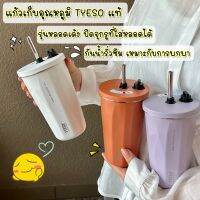 พร้อมส่ง TYESO แก้วเยติเก็บความเย็น-ร้อน พร้อมหลอด+แปรงล้างหลอด สแตนเลส304 ขนาด 600ml (20ออนซ์) จุกยางปิด 2 ชิ้น  bb055