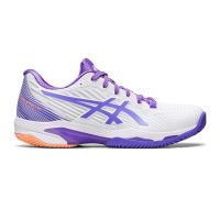 Asics รองเท้าเทนนิสผู้หญิง Solution Speed FF 2 | White/Amethyst ( 1042A136-104 )