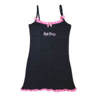 Mall Goth Cyber Y2K Mini Dress Women E-girl Pink Black Lace Trim Sexy Mini Dresses Dark Academia Aesthetic 90s Kawaii Clothes