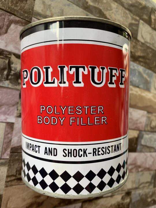 Polituff Polyester Body Filler With Hardener Paint Putty Liter Not
