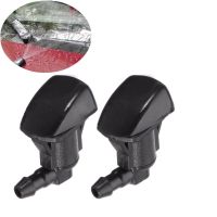 2Pcs/set Plastic Car Water Nozzle Front Windshield Wiper Washer Jet Nozzle Car Accessories For Toyota Avensis T25 2003 2008