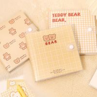 1 Piece Cute Cartoon Notebook Kawaii Bear Waterproof Cover Weekly Planner Month Planner Journal for DIY Decroative Scrapbook Note Books Pads