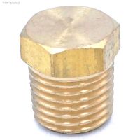 ¤✼✷ High Pressure 1/8 1/4 3/8 1/2 3/4 NPT Male Hex End Cap Plug Brass Pipe Fitting Connector Adapter Water Gas Oil Fuel