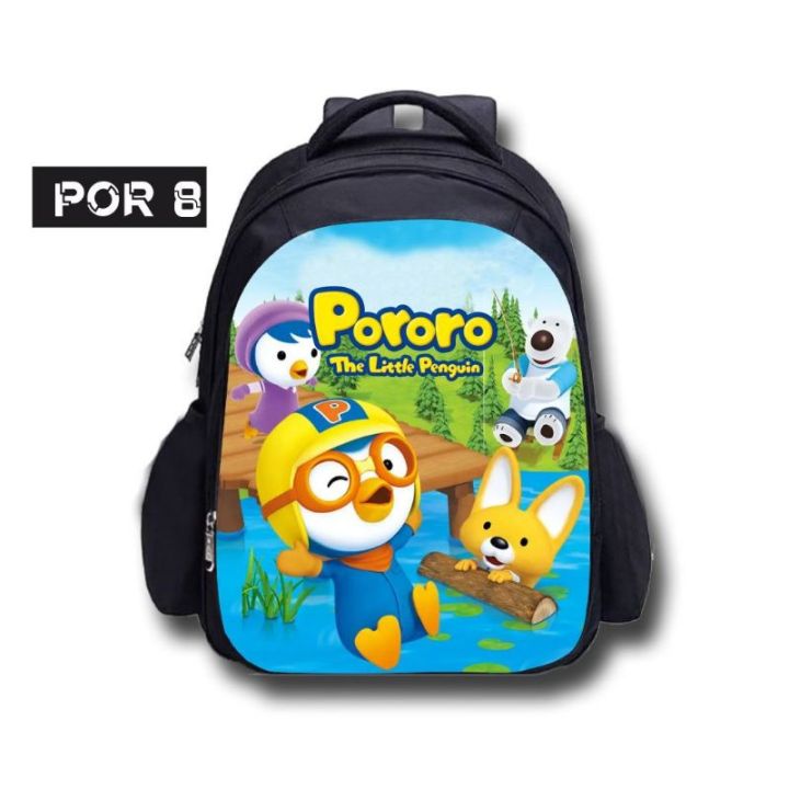 กระเป๋าเป้สะพายหลัง-พิมพ์ลายตัวอักษร-pororo-viral-แฟชั่นสําหรับเด็ก