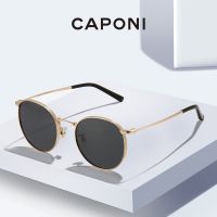 【LZ】☋❈  CAPONI Round Women Sunglasses Polarized Anti-UV Ray Muti Colors New Trending Branded Shades For Female Oculos de sol CP1871