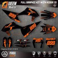 QUEEN X MOTOR Custom Team Graphics Decals Stickers Kit For KTM 2019 2020 SX SXF 2020 2021 EXC XC-W EXC-F 015