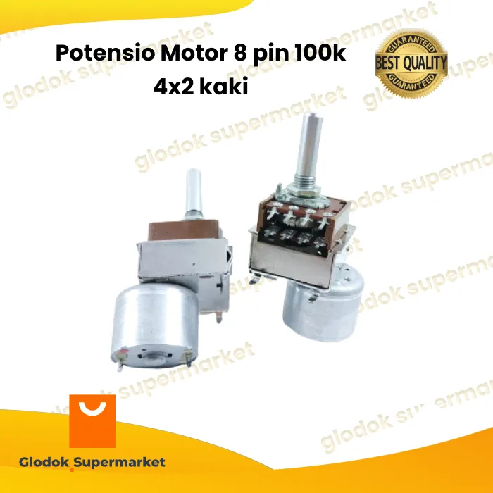 Potensio Motor 8 pin 100k 4x2 kaki | Lazada Indonesia
