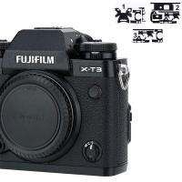 【✆New✆】 fengfulei สติกเกอร์ฟิล์มป้องกันพื้นผิวหนังสำหรับ X100v Fujifilm X-t200 X-t4 X-t3 X-t30 X-t2 X-t20 X-h1 Xh1 X-Pro 3 2