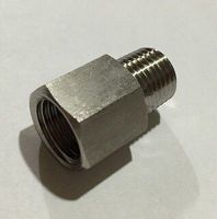 【✔In stock】 ci22op 304อะแดปเตอร์เชื่อมต่อที่เหมาะสมกับท่อสแตนเลส1/2 "Bsp หญิงถึง3/8" Bsp ตัวผู้มีแรงดันสูงสุด2.5 Mpa