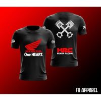 HONDA ONE HEART HRC T-SHIRT/ JERSEY | BAJU MICROFIBRE JERSI HONDA