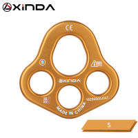 XINDA Professional Accessory Split Rope Plate Divide 4-hole Force Plate Outdoor Four-hole Plate Rock Climbing Equipment