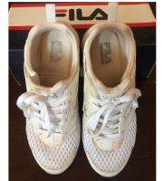 รองเท้าFilaผ้าใบ Fleetwood Low 10100531FG, Trainers สีครีม SZ.38