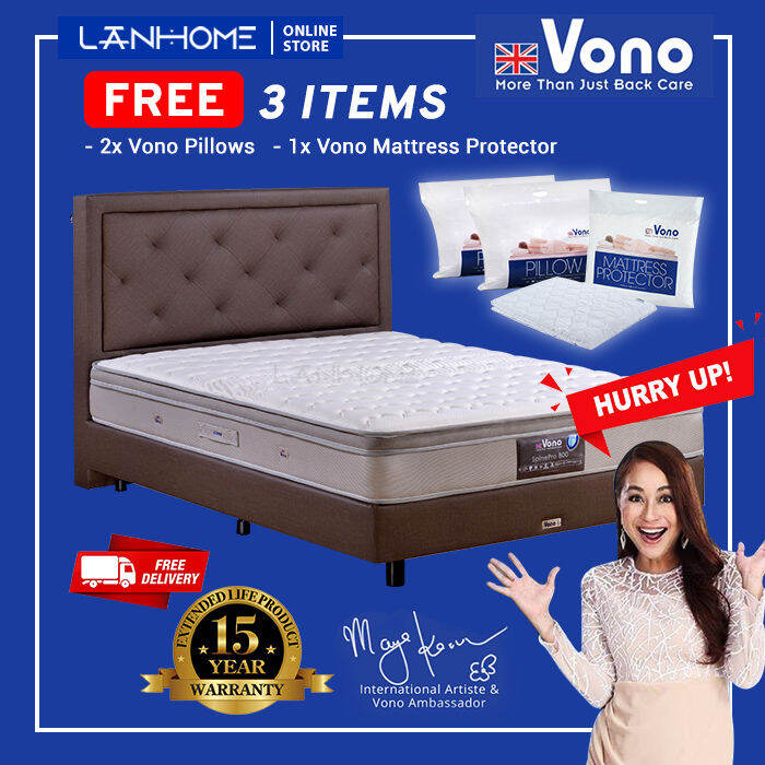 [FREE SHIPPING] Vono Spine Pro 800 Mattress/Tilam (15 Years Vono ...