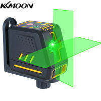 KKmoon La-Ser Level Professional แนวนอนและแนวตั้ง Cross Line Self Leveler Auto-Leveling Spirit Level Self-Leveling เลือก La-Ser เส้นปรับความสว่างสีเขียว Beam T08