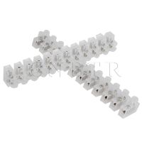 【CW】 CNBTR 10pcs Row 12 Position Terminal Block Bar Electric Wire Cord 10A