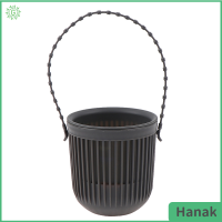 Hanak ที่ใส่ต้นไม้แขวนสองชั้น,ตะกร้าพลาสติกใส่น้ำสำหรับใส่หม้อดอกไม้ติดผนัง