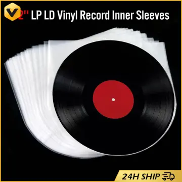 InvestInVinyl 50 LP Inner Sleeves Anti Static Square Vinyl Record 33 RPM 12 Covers Protectors