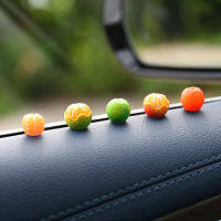 Buyit ?【Limited Discount】? Fresh Sugar Orange Car Ornaments Cute Car Rearview Mirror Central Console Decoration Interesting Car Interior Decoration Supplies