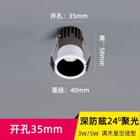 □▽ Deep anti-dazzle narrow side over the sky star light shoot hole 3 w5w 35 mm mini 3.5 cm