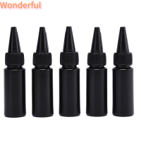 ?【Lowest price】Wonderful 5ชิ้น30มล. ขวดหยดกาวเรซินเปล่าภาชนะบรรจุของเหลวเติมได้