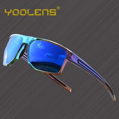 YOOLENS Polarized Sports Square Sunglasses for Men Women Fishing Running Cycling Golf Driving Shades Sun Glasses Tr90 KA012 Cycling Sunglasses