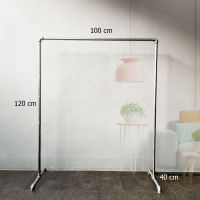 ราวตากผ้าเหล็กแข็งๆ 120cm x 100cm ราวแขวนผ้าทนๆ ราวตากผ้าเหล็ก  ท่อเหล็กกันสนิมกัลวาไนซ์ BS-M แข็งแรงทนทาน