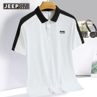 เสื้อโปโล JEEP SPIRIT เสื้อยืดแขนสั้นสำหรับผู้ชาย,เสื้อยืดกีฬาแขนสั้นแห้งเร็วมาใหม่ล่าสุดฤดูร้อนทรงหลวมยืดหยุ่นเรียบง่ายสำหรับผู้ชาย