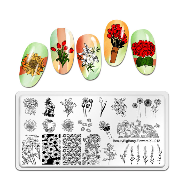 beautymalls-beautybigbang-nail-stamping-plates-nail-art-stamping-plate-template-manicure-flower-leaves-plants-beautybigbang-flowers-xl-012