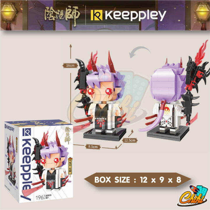 ตัวต่อ-keeppley-การ์ตูน-onmyoji-1-เซ็ต-8-กล่อง-k20105-k20112-ของแท้-100