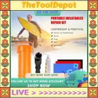 TheToolDepot BO YIN ชุดซ่อมแซม SUP พร้อมแผ่น PVC และกาวสำหรับสูบลมชุดซ่อมแซมแพดเดิลบอร์ดแบบยืนแบบพกพาพร้อมประแจสำหรับกระดานโต้คลื่นแพเรือเรือคายัคเป่าลม