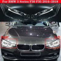 ปกสำหรับ BMW ไฟหน้ารถ3ชุด F30 F35 F82 2016-2018 318I 320I 330I 340I ที่ครอบโคมไฟหน้าหลอดไฟหน้าฝาแก้ว