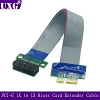 New arrive PCI Express Flex Relocate Cable PCI E 1X to 1x Slot Riser Card Extender Extension Ribbon for Bitcoin Miner