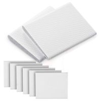 12 Pieces Self-Adhesive Door Corner Seals, Weather Stripping Wedge Draft Stopper, Door Frame Seal Corner Foam (White)