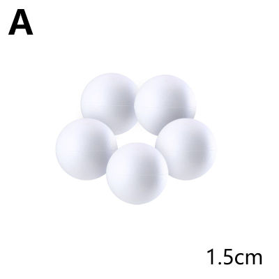yurongfx 1PC Xmas Craft Ball DIY White Foam Ball Christmas Party Decoration Supplies Gifts Different Size Decor