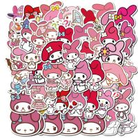 DSF Studio 100 ชิ้น Sanrio สติกเกอร์น่ารัก Kulomi Melody สติกเกอร์การ์ตูน DIY กันน้ํา เทปบัญชีมือ โน้ตบุ๊ก ตกแต่งเครื่องเขียน