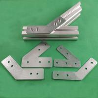 45 Degree Aluminum Profile Surface Reinforcement Board 135 Degree Plate Corner Connector for 3030 / 4040 Profile Hand Tool Parts Accessories