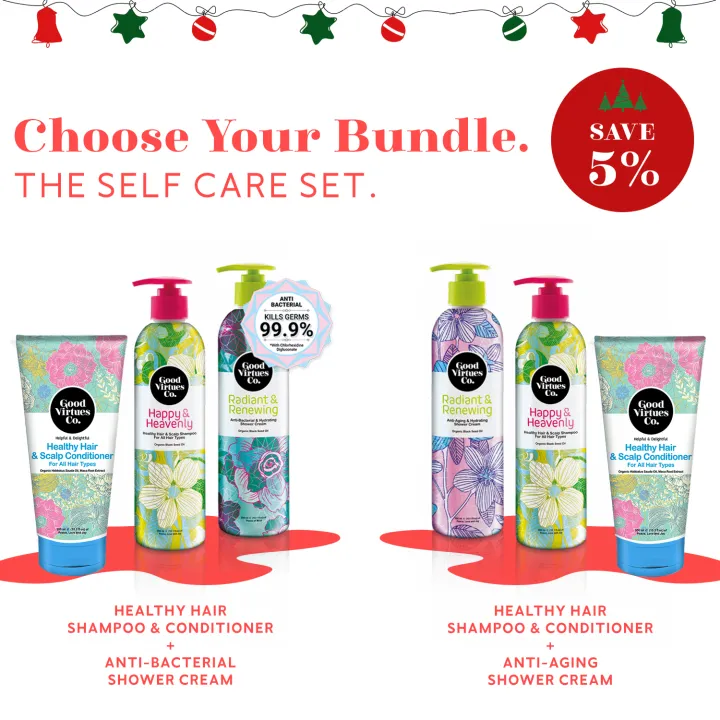 Good Virtues Co. Christmas Gift Set The SelfCare Set (Healthy Hair