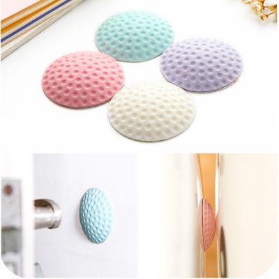 【cw】 1Pcs Door Lock Protection Wall Stick Thickening Mute Fenders Anti Collision Rubber Sticker
