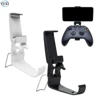 YuXi Mobile Phone Stand Bracket For Xbox One S Slim Controller Mount HandGrip For Cellphone Clip Holder