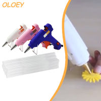 OLOEY 20W Hot Melt ปืนกาวมินิในครัวเรือน DIY ปืนอุตสาหกรรมความร้อนอุณหภูมิเทอร์โมซ่อมเครื่องมือใช้ 7mm กาวแท่ง-Bajinde