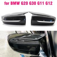 Tapas De Cubierta De Espejo Retrovisor ด้านข้าง LHD Para BMW, 3, 5, 7 Series, G20, 2019, 2020, 2021, G30, G11, G12, ABS, Negro Brillante ครอบคลุม1พาร์/