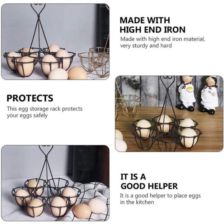 metal-egg-holder-countertop-wire-handheld-egg-holder-kitchen-organizer-egg-display-rack-housewarming-gift-for-friends-family-cute