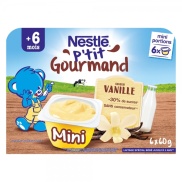 Váng sữa Nestle vị vani vỉ 6 hộp x 60g