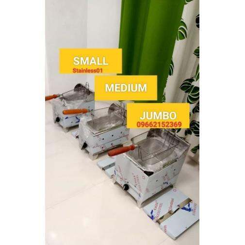 Single Deep Fryer Gas type PURE STAINLESS FREE TONG Lazada PH
