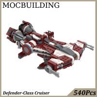 Defender-Class Cruiser MOC บล็อคก่อสร้างของเล่นอิฐสำหรับของขวัญวันเกิดเด็ก