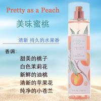 Elegant BBW Delicious Peach Body Mist Refreshing Moisturizing Fragrance 236ml American Bath Body Works