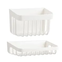 【LZ】▪  Multipurpose Sink Organizer Rack Creme dental e Toothbrush Holder Drenar Chuveiro Organizador para Lavanderia