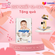 CHÍNH HÃNG Tã Bỉm MOONY TRẮNG cao cấp nội địa Nhật dán quần đủ size NB S M